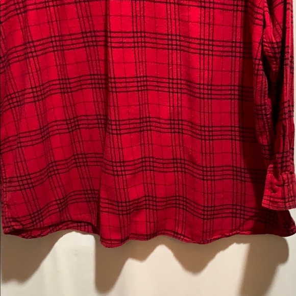 VTG AVENUE BLUES RED/BLK PLAID FLANNEL SHIRT 18/20 - Picture 6 of 6